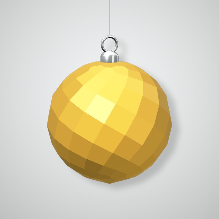 Spiral Twist Ornament, harvest gold